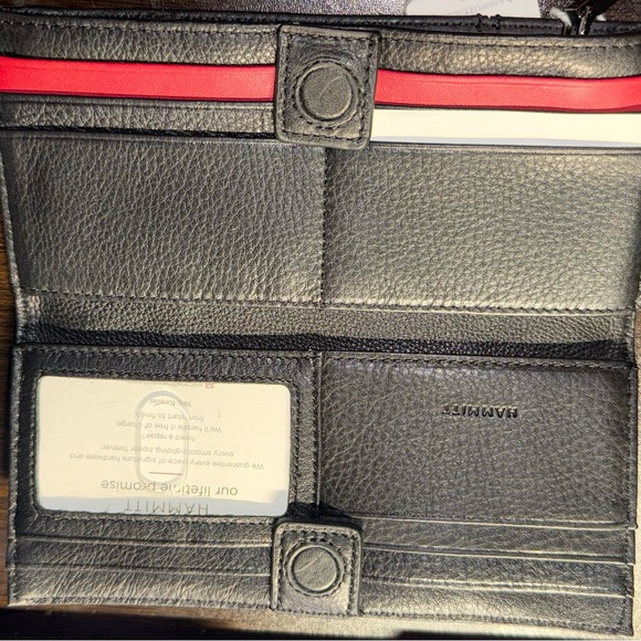 Hammitt Black Leather Large Tote Bag with Matching Wallet - Picture 11 of 15